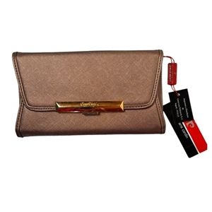 𝅺PIERRE Cardin Bronze Clutch Wallet